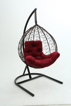 Подвесное кресло Бароло (коричневый/бордо) в Надыме - nadym.ok-mebel.com | фото