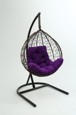 Подвесное кресло Бароло (коричневый/фиолетовый) в Надыме - nadym.ok-mebel.com | фото