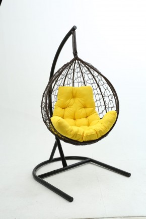 Подвесное кресло Бароло (коричневый/желтый) в Надыме - nadym.ok-mebel.com | фото