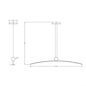 Подвесной светильник Arte Lamp Arno A3362SP-25BK в Надыме - nadym.ok-mebel.com | фото 3