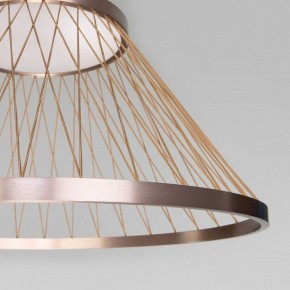 Подвесной светильник Eurosvet Cesta 40017/1 LED коричневый в Надыме - nadym.ok-mebel.com | фото 6