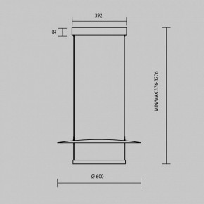 Подвесной светильник Maytoni Ambience MOD280PL-L30B3K1 в Надыме - nadym.ok-mebel.com | фото 4