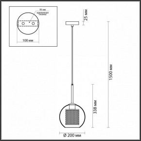 Подвесной светильник Odeon Light Clocky 4939/1 в Надыме - nadym.ok-mebel.com | фото 4