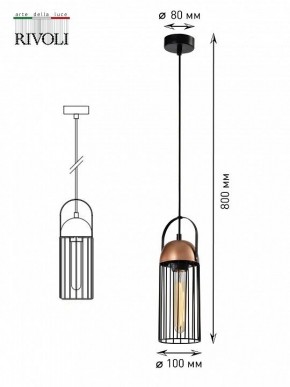 Подвесной светильник Rivoli Anemon Б0047359 в Надыме - nadym.ok-mebel.com | фото 9