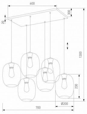 Подвесной светильник TK Lighting Elio 5974 Elio в Надыме - nadym.ok-mebel.com | фото 3