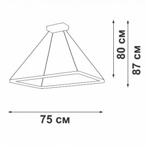 Подвесной светильник Vitaluce V2704 V2704-9/1S в Надыме - nadym.ok-mebel.com | фото 3