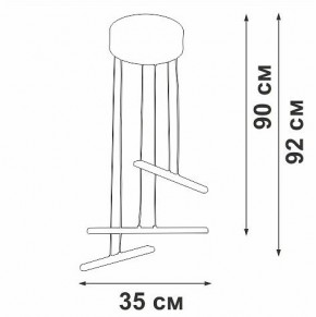 Подвесной светильник Vitaluce V3046 V3046-1/3S в Надыме - nadym.ok-mebel.com | фото 5