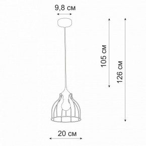 Подвесной светильник Vitaluce V3102 V3102-0/1S в Надыме - nadym.ok-mebel.com | фото 3