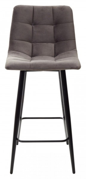 Полубарный стул CHILLI-QB графит #14, велюр / черный каркас (H=66cm) М-City в Надыме - nadym.ok-mebel.com | фото 5