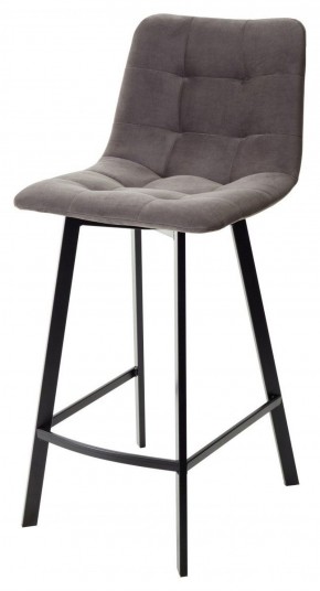 Полубарный стул CHILLI-QB SQUARE графит #14, велюр / черный каркас (H=66cm) М-City в Надыме - nadym.ok-mebel.com | фото 1