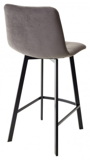 Полубарный стул CHILLI-QB SQUARE графит #14, велюр / черный каркас (H=66cm) М-City в Надыме - nadym.ok-mebel.com | фото 3