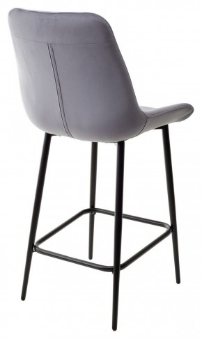 Полубарный стул ХОФМАН, цвет H-14 Серый, велюр / черный каркас H=63cm М-City в Надыме - nadym.ok-mebel.com | фото 5