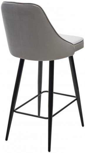 Полубарный стул NEPAL-PB СВЕТЛО- СЕРЫЙ BM-4, велюр/ черный каркас (H=68cm) М-City в Надыме - nadym.ok-mebel.com | фото 4