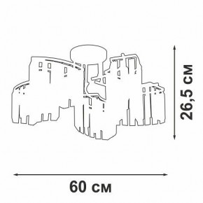 Потолочная люстра Vitaluce V5884 V5884-0/5PL в Надыме - nadym.ok-mebel.com | фото 3