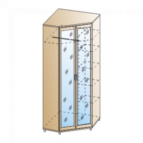 Прихожая Мелисса композиция 3 (Гикори Джексон светлый) в Надыме - nadym.ok-mebel.com | фото 5