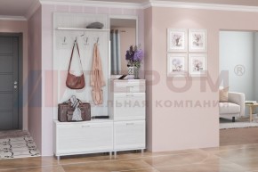 Прихожая Мелисса композиция 8 (Снежный Ясень) в Надыме - nadym.ok-mebel.com | фото 1