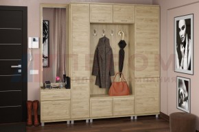 Прихожая Мелисса композиция 9 (Гикори Джексон светлый) в Надыме - nadym.ok-mebel.com | фото 8