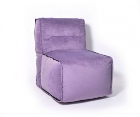Прямое модульное бескаркасное кресло Комфорт (Фиолет велюр) в Надыме - nadym.ok-mebel.com | фото