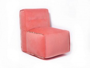 Прямое модульное бескаркасное кресло Комфорт (Персик велюр) в Надыме - nadym.ok-mebel.com | фото