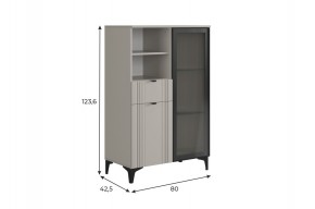 РИЧ Комод 2 со стеклом в Надыме - nadym.ok-mebel.com | фото 2