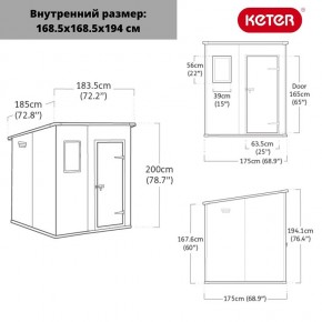 Сарай Манор Пентхаус 6x6 (MANOR PENT 6x6) в Надыме - nadym.ok-mebel.com | фото 3