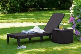 Шезлонг Джайпур (Jaipur Sun lounger) виски-коричневый в Надыме - nadym.ok-mebel.com | фото 2