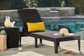 Шезлонг Джайпур (Jaipur Sun lounger) виски-коричневый в Надыме - nadym.ok-mebel.com | фото 3