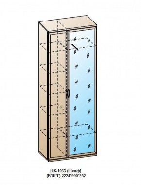 ШК-1033 (Шкаф) в Надыме - nadym.ok-mebel.com | фото