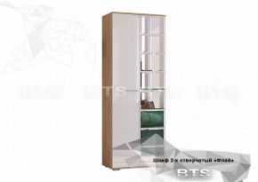 ФЛАЙ Шкаф 2-х створчатый ШК-04 (дуб сонома/белый) в Надыме - nadym.ok-mebel.com | фото 2