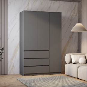 Шкаф 3-х створчатый Симпл ШК-08 (графит) в Надыме - nadym.ok-mebel.com | фото 3