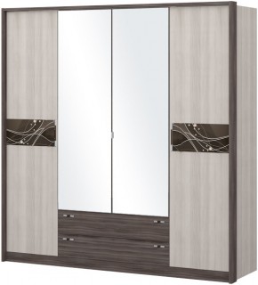 Шкаф 4-х дверный с зеркалом Шк69.2 МС Николь в Надыме - nadym.ok-mebel.com | фото