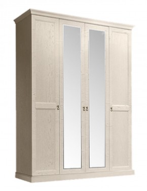 Шкаф 4-х дверный (2 зеркала) для платья и белья Венеция дуб седан (ВНШ1/4) в Надыме - nadym.ok-mebel.com | фото