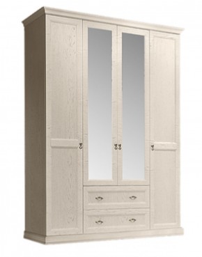 Шкаф 4-х дверный (с зеркалами) для платья и белья с выдвижными ящиками Венеция дуб седан (ВНШ1/41) в Надыме - nadym.ok-mebel.com | фото