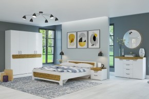 Шкаф 4-х створчатый Милана (Белый/Сосна Гранд) в Надыме - nadym.ok-mebel.com | фото 4