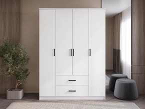 Шкаф 4-х створчатый Титан (белый) в Надыме - nadym.ok-mebel.com | фото