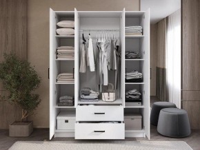 Шкаф 4-х створчатый Титан (белый) в Надыме - nadym.ok-mebel.com | фото 2