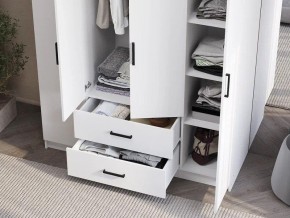 Шкаф 4-х створчатый Титан (белый) в Надыме - nadym.ok-mebel.com | фото 3