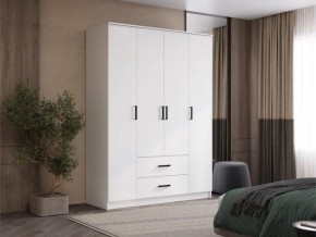 Шкаф 4-х створчатый Титан (белый) в Надыме - nadym.ok-mebel.com | фото 5