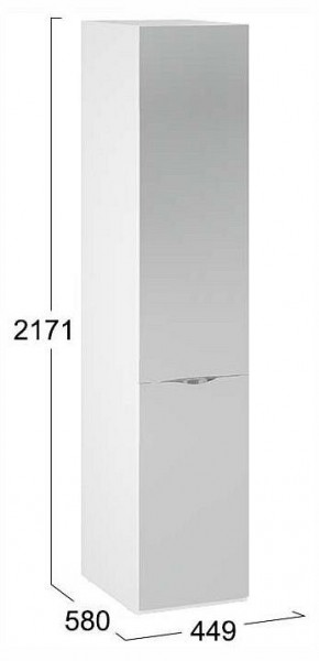 Шкаф для белья Глосс СМ-319.07.002 в Надыме - nadym.ok-mebel.com | фото 4