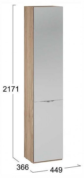 Шкаф для белья Глосс СМ-319.07.012 в Надыме - nadym.ok-mebel.com | фото 4