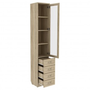 Шкаф для книг с ящиками узкий арт. 205 в Надыме - nadym.ok-mebel.com | фото