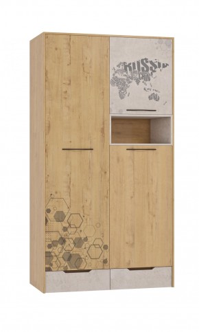Шкаф для одежды 3 двери и 2 ящика Шк134.0 ДС Стэнфорд в Надыме - nadym.ok-mebel.com | фото