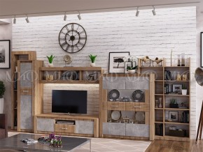ТЕРРА Шкаф для посуды  (Бетон темный/дуб сонома) в Надыме - nadym.ok-mebel.com | фото 3