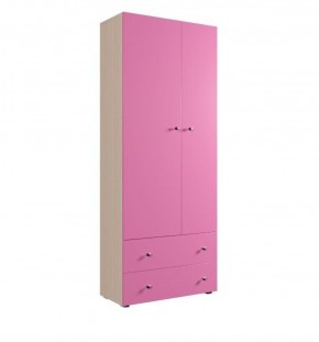 Шкаф ДМ 800 с 2-мя ящиками (розовый) в Надыме - nadym.ok-mebel.com | фото