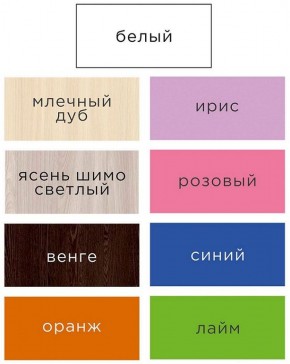 Шкаф ДМ 800 с 2-мя ящиками (розовый) в Надыме - nadym.ok-mebel.com | фото 3