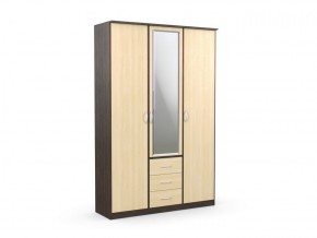 Шкаф комбинированный Дуэт Люкс с зеркалом в Надыме - nadym.ok-mebel.com | фото