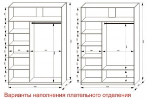 Шкаф-купе 1600 серии SOFT D6+D4+B2+PL2 (2 ящика+1штанга+1 полка) профиль «Капучино» в Надыме - nadym.ok-mebel.com | фото 8