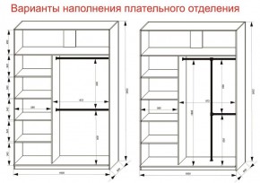 Шкаф-купе 1600 серии SOFT D6+D4+B2+PL2 (2 ящика+1штанга+1 полка) профиль «Капучино» в Надыме - nadym.ok-mebel.com | фото 9