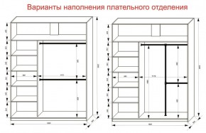 Шкаф-купе 1800 серии SOFT D1+D3+B2+PL1 (2 ящика+1штанга) профиль «Графит» в Надыме - nadym.ok-mebel.com | фото 7