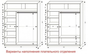 Шкаф-купе 1800 серии SOFT D6+D4+B2+PL2 (2 ящика+1штанга+1 полка) профиль «Капучино» в Надыме - nadym.ok-mebel.com | фото 8